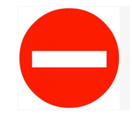 Biển báo cấm ngược chiều