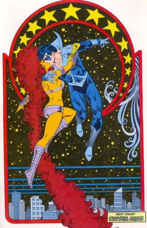 O inesquecível casal dos Novos Titãs no lápis do mestre George Perez