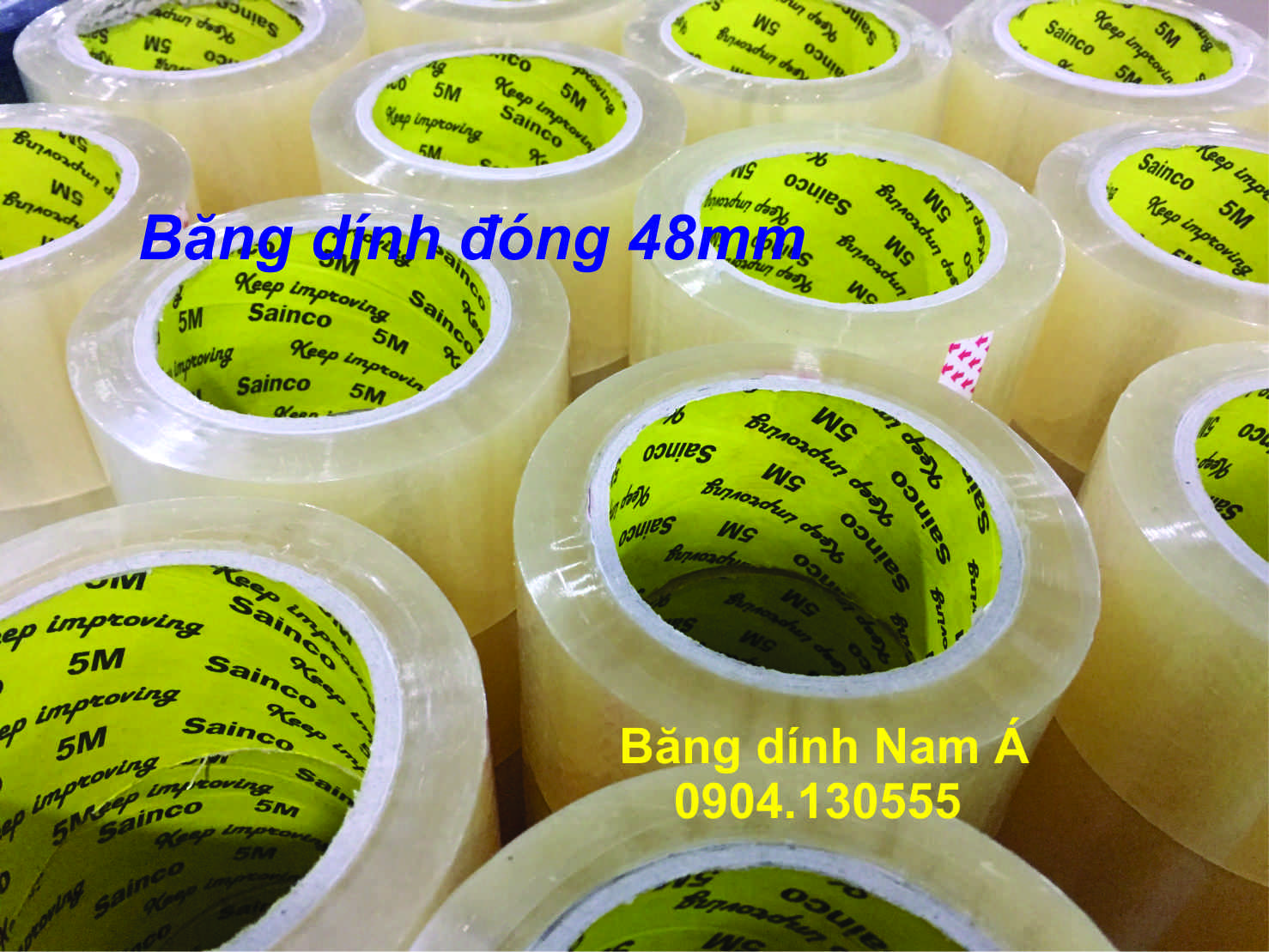 Băng dính dán thùng trong